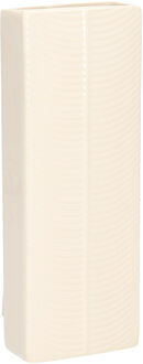 Gerimport Waterverdamper - ivoor wit - keramiek - 400 ml - radiatorbak luchtbevochtiger - 7,4 x 18,6 cm