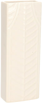 Gerimport Waterverdamper - ivoor wit - keramiek - 400 ml - radiatorbak luchtbevochtiger - 7,4 x 18,6 cm