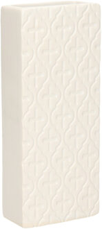 Gerimport Waterverdamper - wit - keramiek - 400 ml - radiatorbak luchtbevochtiger - 7,4 x 17,7 cm