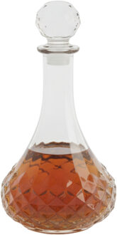 Gerimport Whisky / likeur karaf - 1000 ml - Kristalglas look - Karaffen voor sterke drank