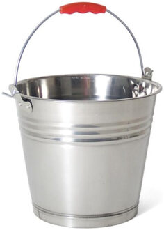 Gerimport Zinken emmer/bloempot/plantenpot met handvat 6 liter