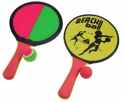 Gerkimex Beachball vangspel 2 in 1 - Vang- en werpspel Multikleur