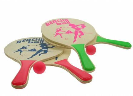 Gerkimex Beachballset naturel 24,5x39 cm Multikleur