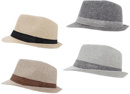 Gerkimex Hoed Paper straw met band multi