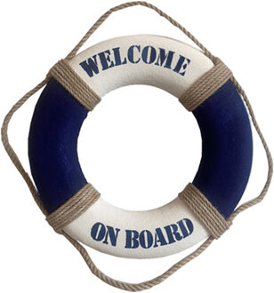 Gerkimex Reddingsboei - Welcome on board - 14cm - kunststof - maritiem
