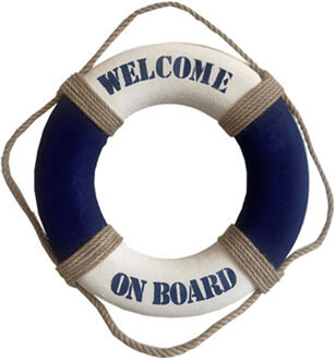 Gerkimex Reddingsboei - Welcome on board - 25cm - kunststof - maritiem