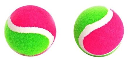 Gerkimex Scatchballen Ø45mm 2 stuks in netje roze