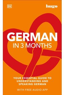 German In 3 Months With Free Audio App - Dk Hugo In 3 Months Language Learning Courses - DK