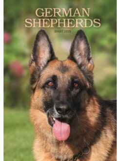 German Shepherds A5 Diary 2025 - Calendars, Carousel