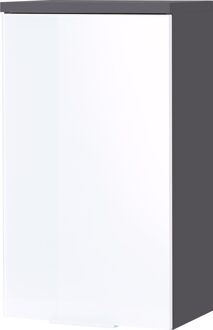 Germania Badkamer hangkast Pescara 69 cm hoog wit met grafiet Grafiet,Wit