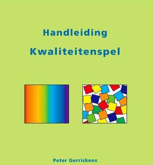 Gerrickens, Uitgeverij Handleiding Kwaliteitenspel - Boek Peter Gerrickens (9074123031)