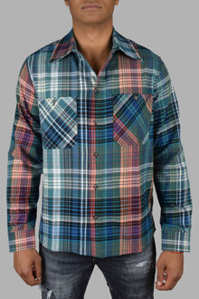 Geruit overhemd Blauw