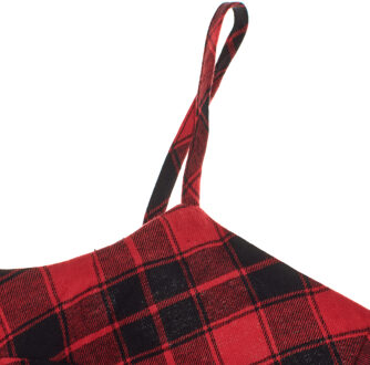 Geruite jurk 501733 meisje Rood