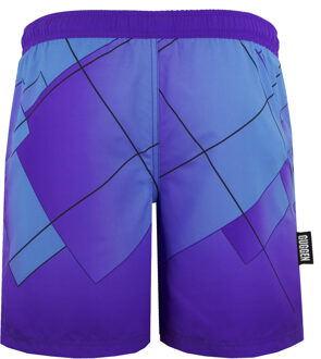 Geruite Zwembroek voor Heren Paars - 2XL