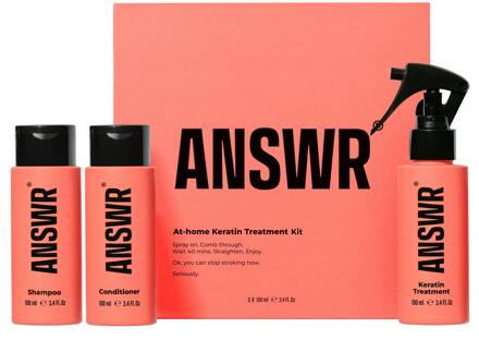 Geschenkset ANSWR At-Home Keratin Kit 3 x 100 ml