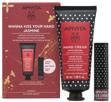 Geschenkset Apivita Wanna Kiss Your Hand Jasmine Gift Set 50 ml + 4 g