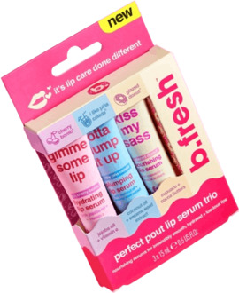 Geschenkset b.fresh Perfect Pout Lip Serum Trio Gift Set 3 st