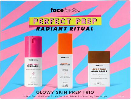 Geschenkset Face Facts Perfect Prep Radiant Ritual Gift Set 50 ml + 50 ml + 30 ml