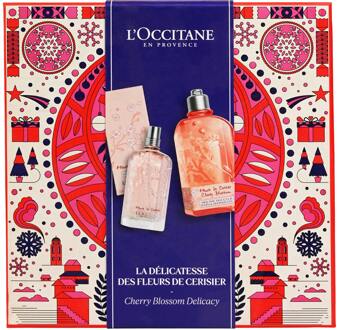 Geschenkset L'Occitane Cherry Blossom Gift Set 75 ml + 250 ml