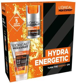 Geschenkset L'Oréal Paris Men Expert Hydra Energetic Turn The Energy On 2 st