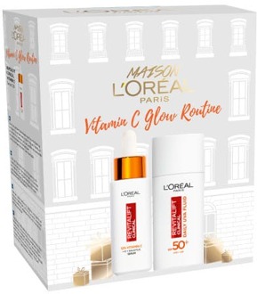 Geschenkset L'Oréal Paris Vitamin C Serum and Moisturizer Gift Box 30 ml + 50 ml