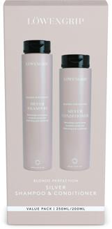 Geschenkset Löwengrip Blonde Perfection Silver Shampoo & Conditioner 250 ml + 200 ml