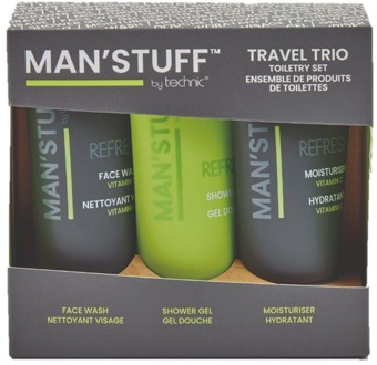 Geschenkset Man'Stuff Travel Trio Gift Set 3 st