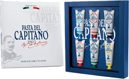 Geschenkset Pasta del Capitano Toothpaste Gift Box 6 st