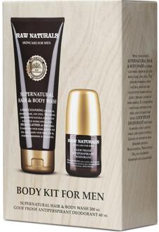Geschenkset Raw Naturals Body Kit For Men 60 ml + 200 ml