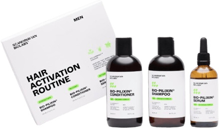 Geschenkset Scandinavian Biolabs Hair Routine Men 2 x 250ml + 100ml