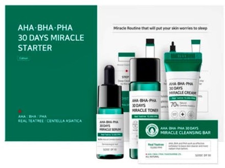Geschenkset Some By Mi AHA-BHA-PHA Miracle Starter Kit 10 ml + 30 ml + 20 g + 30 g