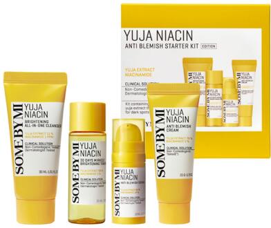 Geschenkset Some By Mi Yuja Niacin Brightening Anti Blemish Starter Kit 10 ml + 30 ml + 30 g + 20 g