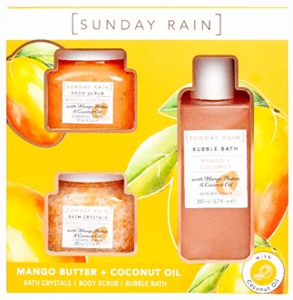 Geschenkset Sunday Rain Mango & Coconut Trio Gift Set 3 st