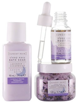 Geschenkset Sunday Rain Sleep Easy Gift Set Sweet Dreams Bath Collection 15 ml + 90 ml + 120 g