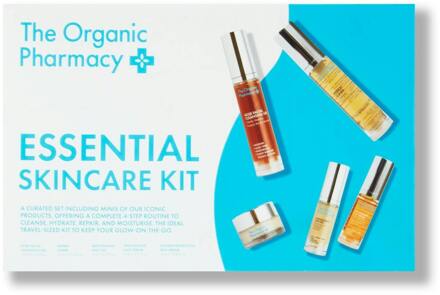 Geschenkset The Organic Pharmacy Essential Skincare Set 10 ml + 10 ml + 10 ml + 5 ml + 5 ml