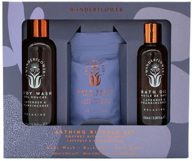 Geschenkset Wanderflower Bathing Rituals Set 75 g + 100 ml + 200 ml