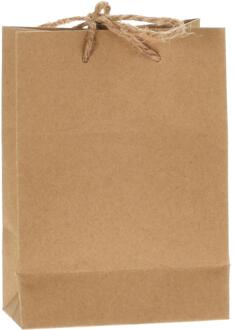 Geschenktas mini kraftpapier bruin