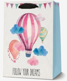 geschenktasje large - air balloon