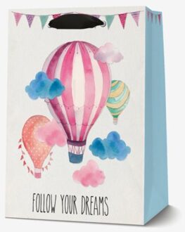 geschenktasje medium - air balloon