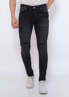 Gescheurde jeans slim fit dc Zwart - 29