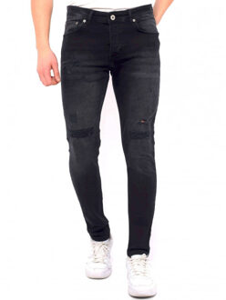 Gescheurde jeans slim fit dc Zwart - 31