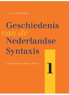 Geschiedenis van de Nederlandse syntaxis - Boek Joop van der Horst (9058676463)