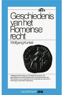 Geschiedenis van het Romeinse recht - Boek W. Kunkel (9031507067)