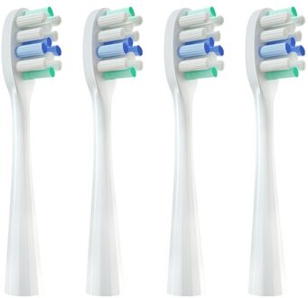 Geschikt Tandenborstel Heads 12Pcs Vervanging Voor Usmile Y1/U1/U2 Roze Smart Elektrische Tand Schoon Vervangen Borstel heads Dental 4stk-A