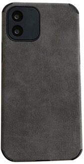 Geschikt Voor Iphone 12 Mobiele Telefoon Case All Inclusive Voor IPhone12 Lederen 12 Lederen Mobiele Telefoon Case zwart