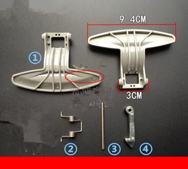 Geschikt voor LG drum wasmachine onderdelen deurklink schakelaar deur handvat haak vier stuk WD-T80105 WD-T12235D N80090