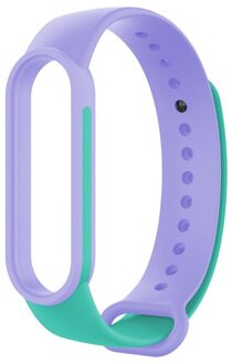 Geschikt Voor Mi Band 6 Band Kleur Bijpassende Vervanging Sport Polsband M6 Smart Horloge Armband Vervanging Tpu Solid Strap