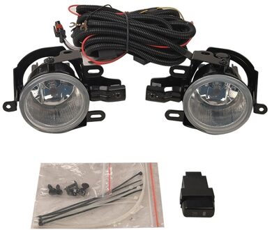 Geschikt Voor Mitsubishi Pajero Montero 2004 2005 2006 Voorbumper Fog Lamp Met Schakelaar Draad Groep Lamp 9006 12V 51W