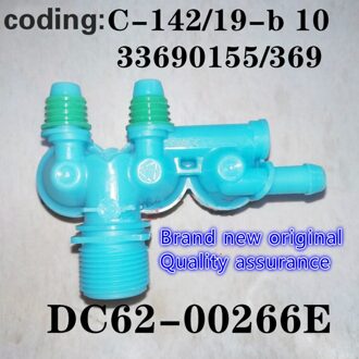 Geschikt Voor Samsung Wasmachine Inlaatklep, Wasmachine Inlaatmagneetklep DC62-00266E Drie-Head Inlaatklep