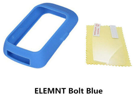 Geschikt Voor Wahoo Elemnt Bolt Gps Universele Fiets Siliconen Case/Screen Protector/Computer Case Voor Wahoo Elemnt bouten ELEMNT Bolt blauw